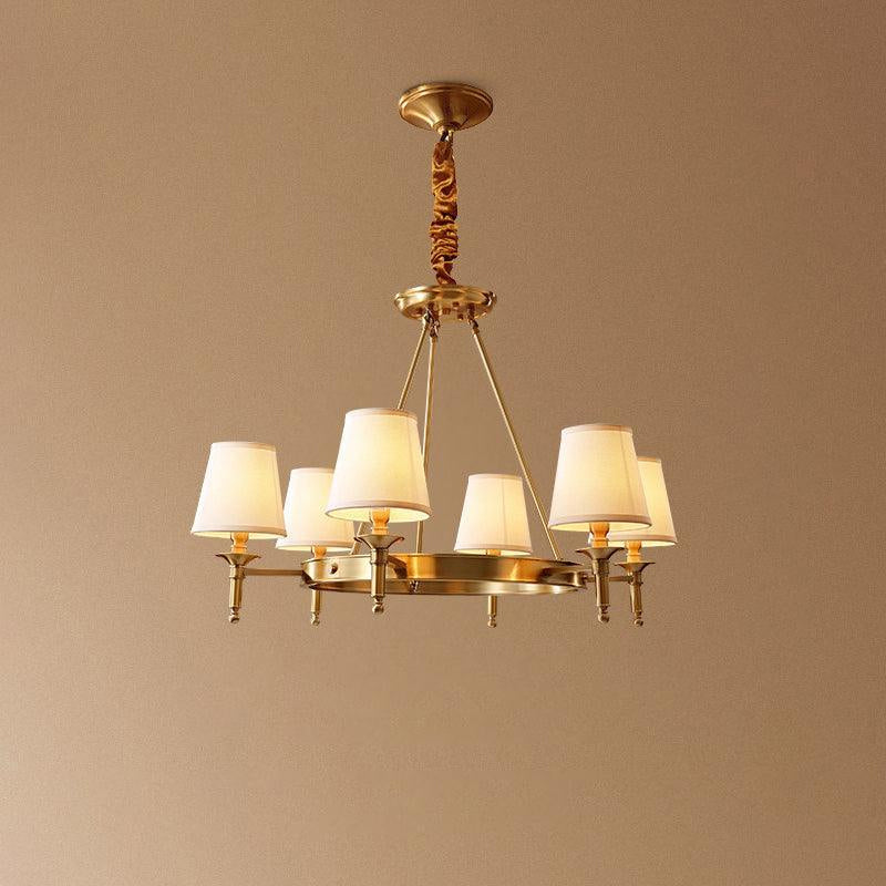 Antique Brass Chandelier 11