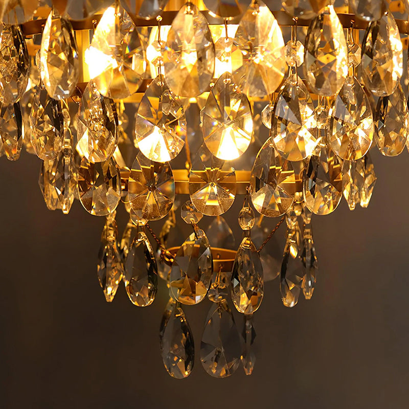 Antique Crown Crystal Chandelier 7