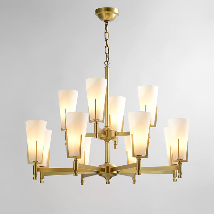 Antoinette Brass Chandelier 0