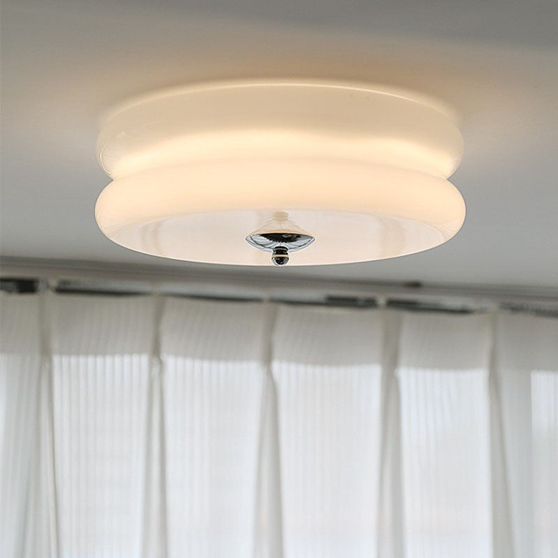 Art Deco Cream Ceiling Light 1