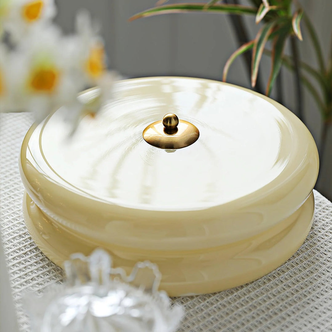 Art Deco Cream Ceiling Light 10