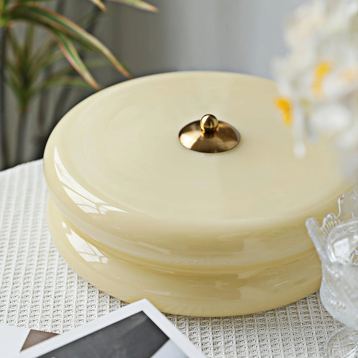 Art Deco Cream Ceiling Light 11