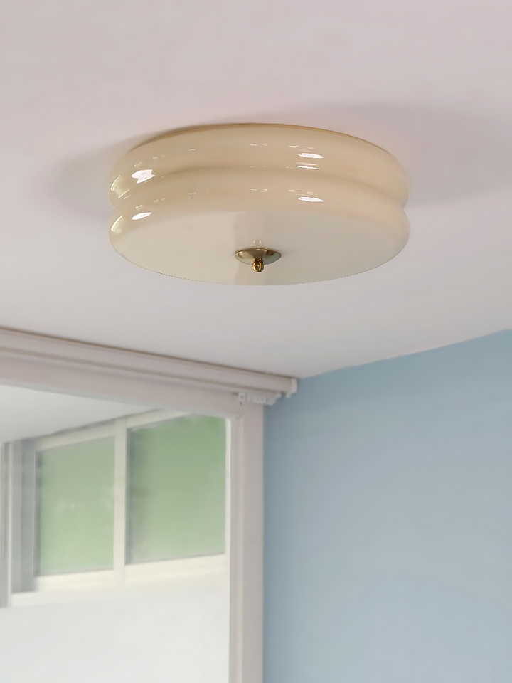 Art Deco Cream Ceiling Light 13