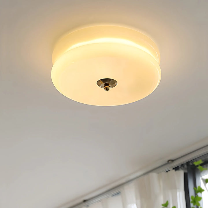 Art Deco Cream Ceiling Light 17