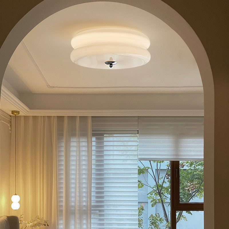 Art Deco Cream Ceiling Light 5
