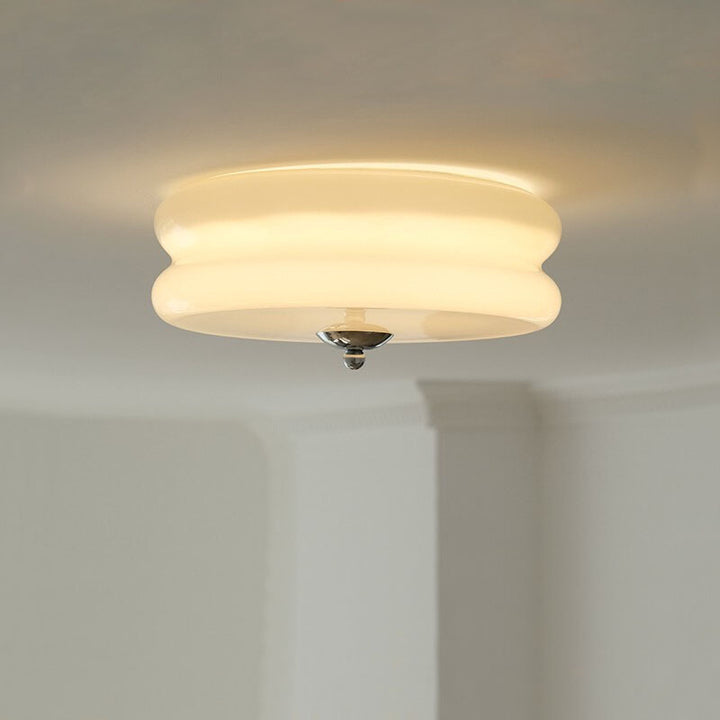 Art Deco Cream Ceiling Light 7