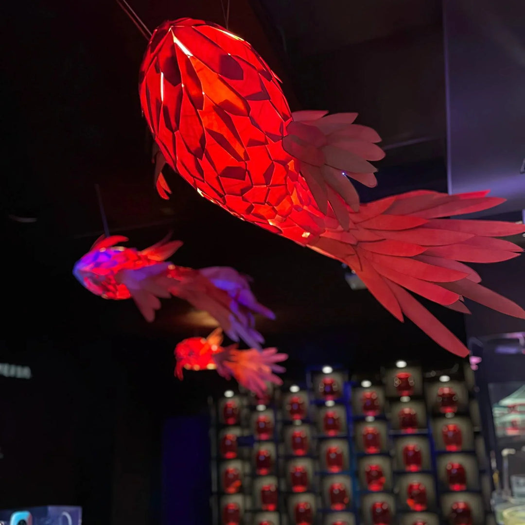 Art Fish Lantern Chandelier 13
