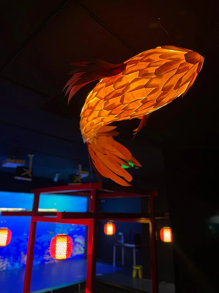 Art Fish Lantern Chandelier 23