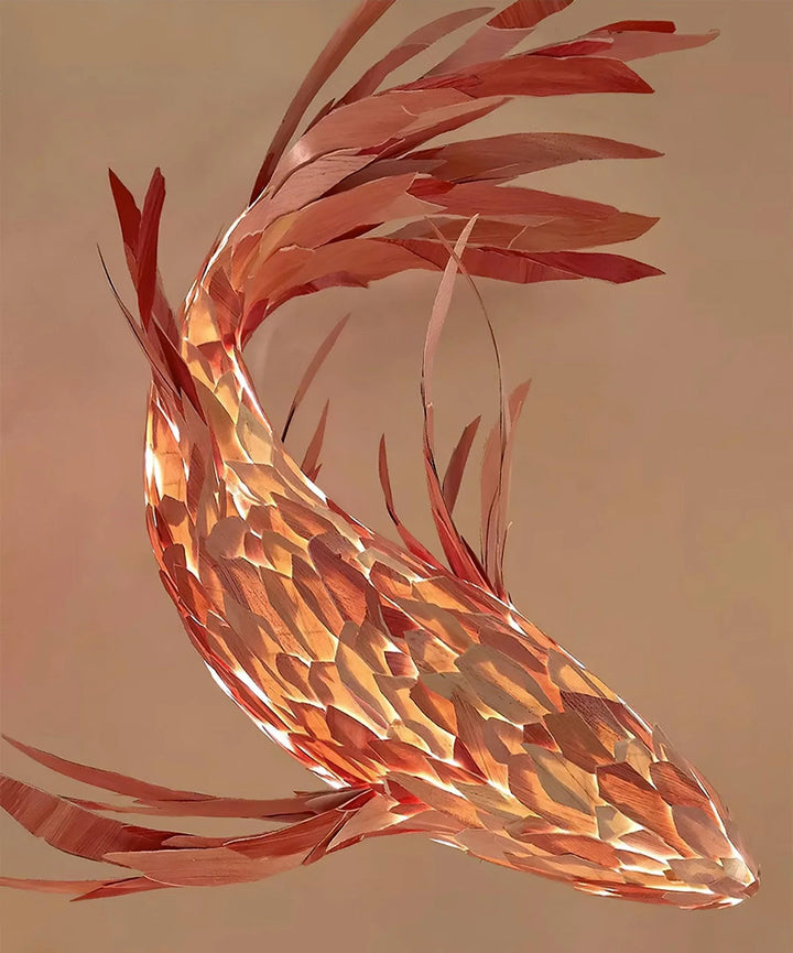 Art Fish Lantern Chandelier 24