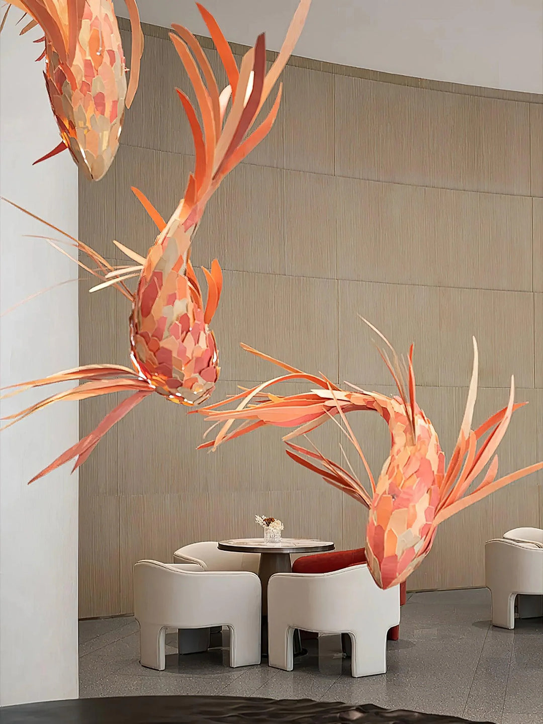 Art Fish Lantern Chandelier 25