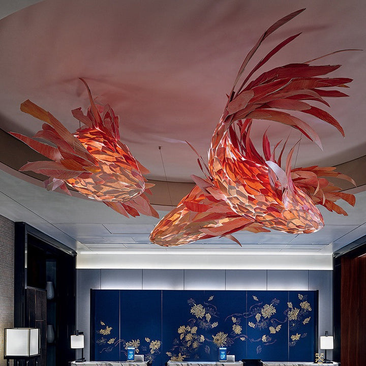 Art Fish Lantern Chandelier 28