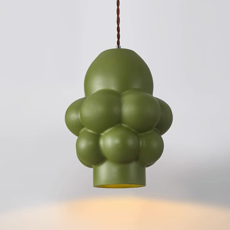 Lampe à suspension artistique en résine