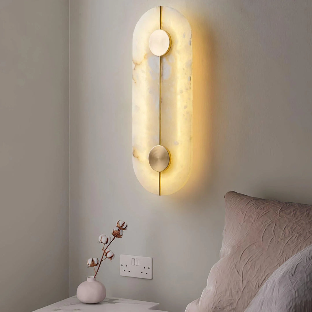 Artistic Snow Stone Wall Lamp