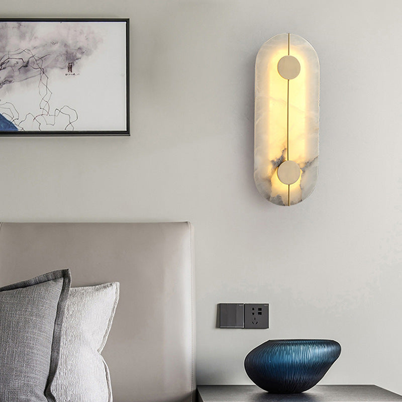 Artistic Snow Stone Wall Lamp