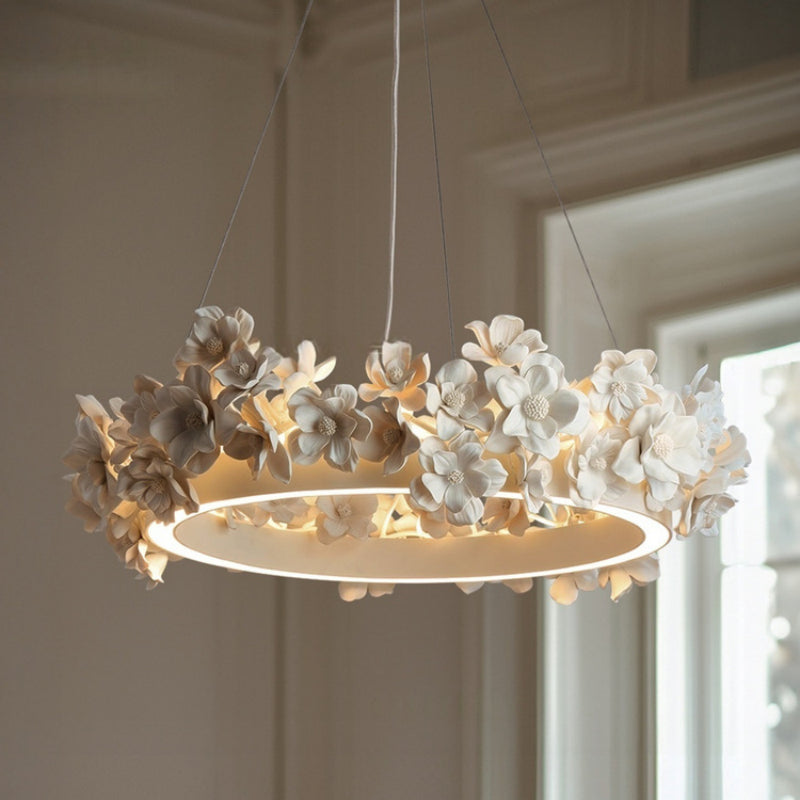 Aurora Blossom Ring Chandelier