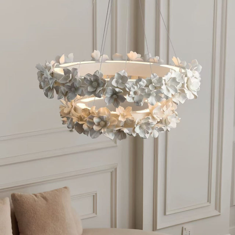 Aurora Blossom Ring Chandelier
