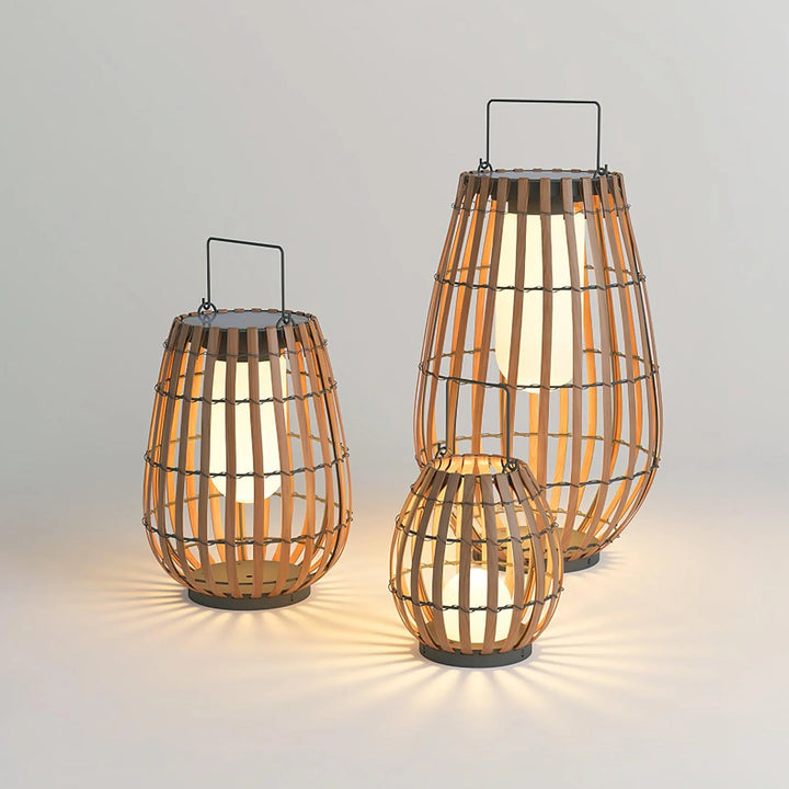 Bamboo Lantern Floor Lamp 4
