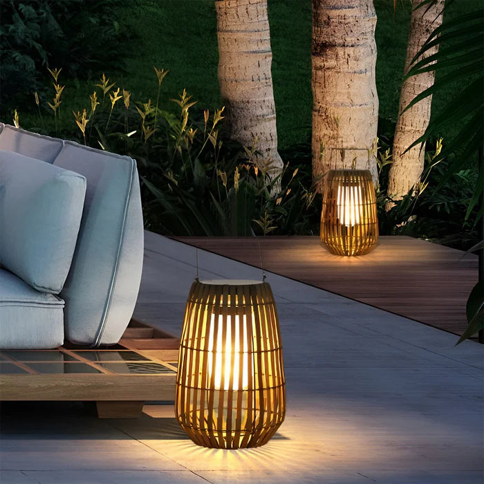 Bamboo Lantern Floor Lamp 8