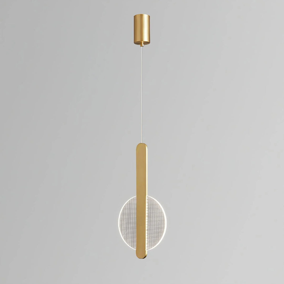 Bedside Acrylic Pendant Light Golden A Type