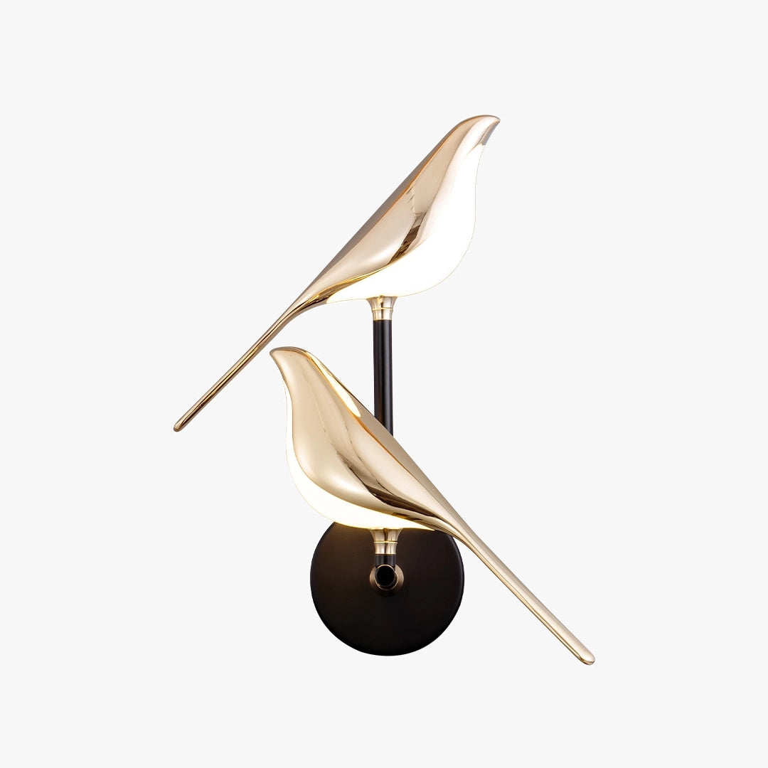 Bird wall lamp