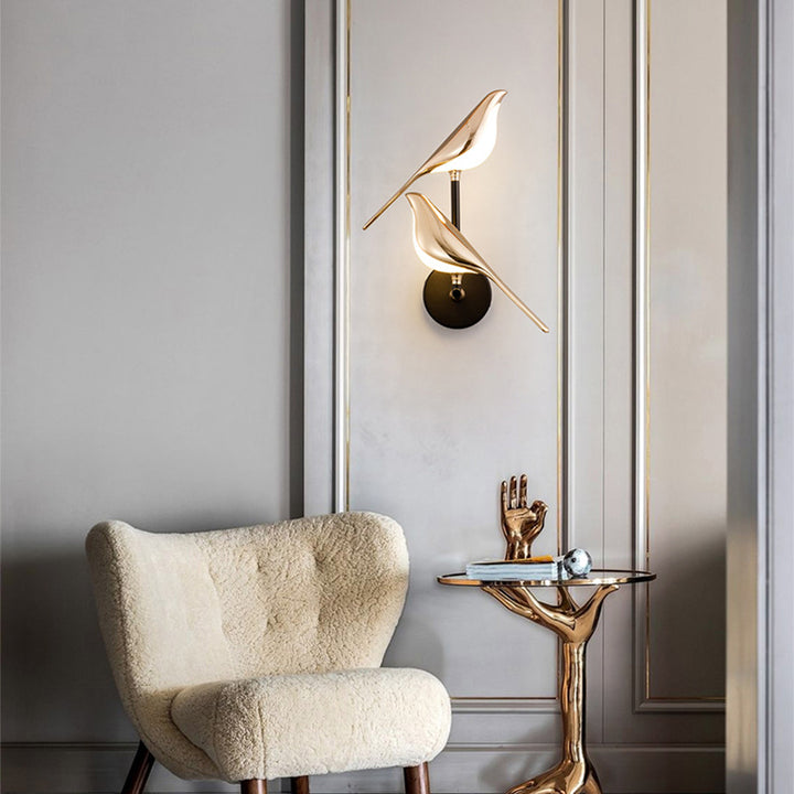 Bird wall lamp 2