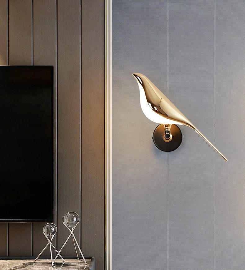Bird wall lamp 7