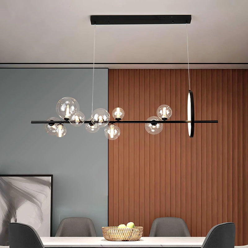 Bistro Glass Ball Chandelier 10