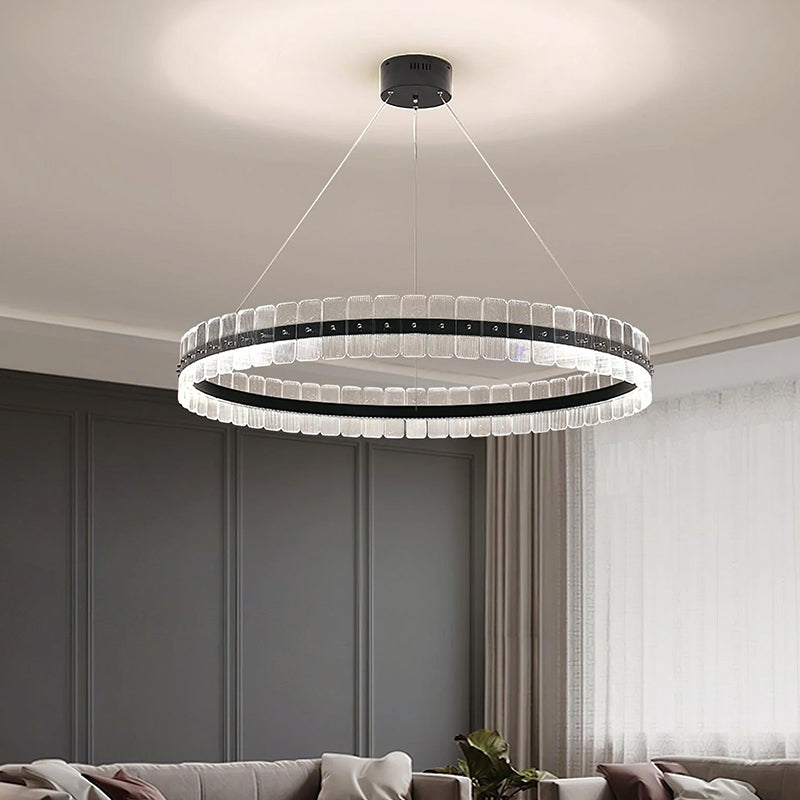 Black Acrylic Chandelier 13