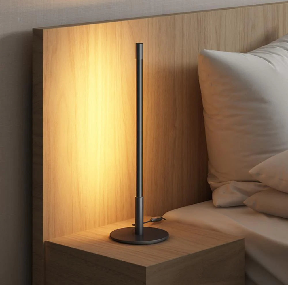 Black Linear Bedside Table Lamp-14