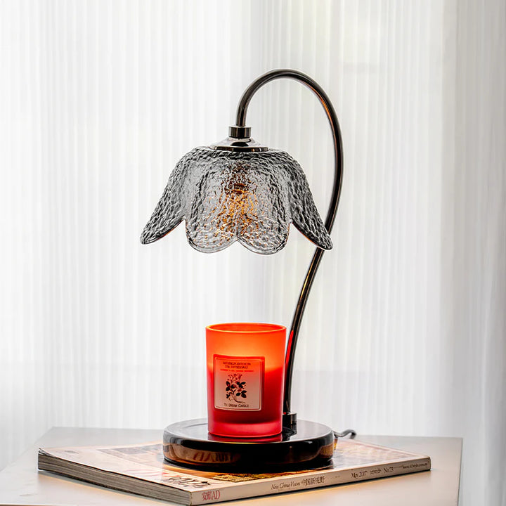 Black Rose Candle Warm Table Lamp 1