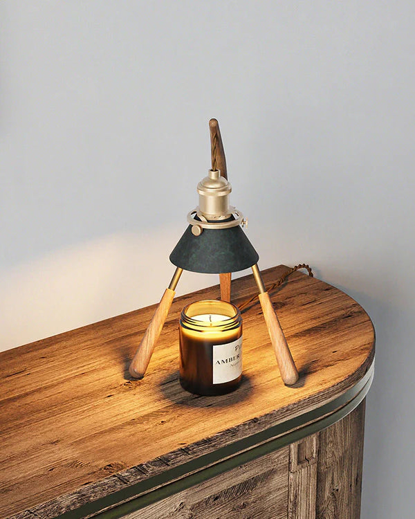 Black walnut Candle Warmer Lamp 11