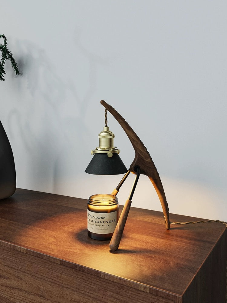 Black walnut Candle Warmer Lamp 2