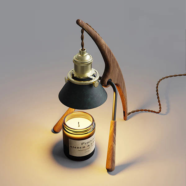 Black walnut Candle Warmer Lamp 6