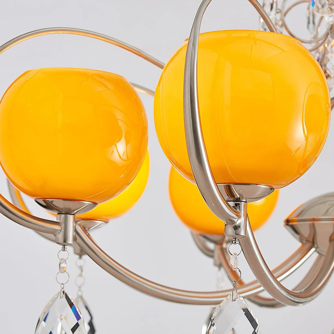 Boris Orange Chandelier 15