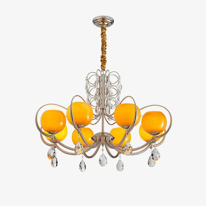 Boris Orange Chandelier 16