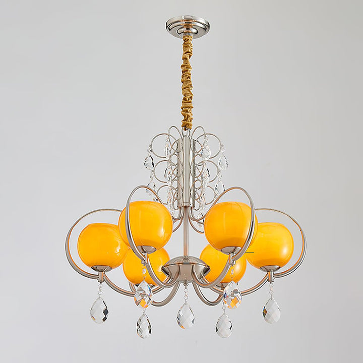 Boris Orange Chandelier 17