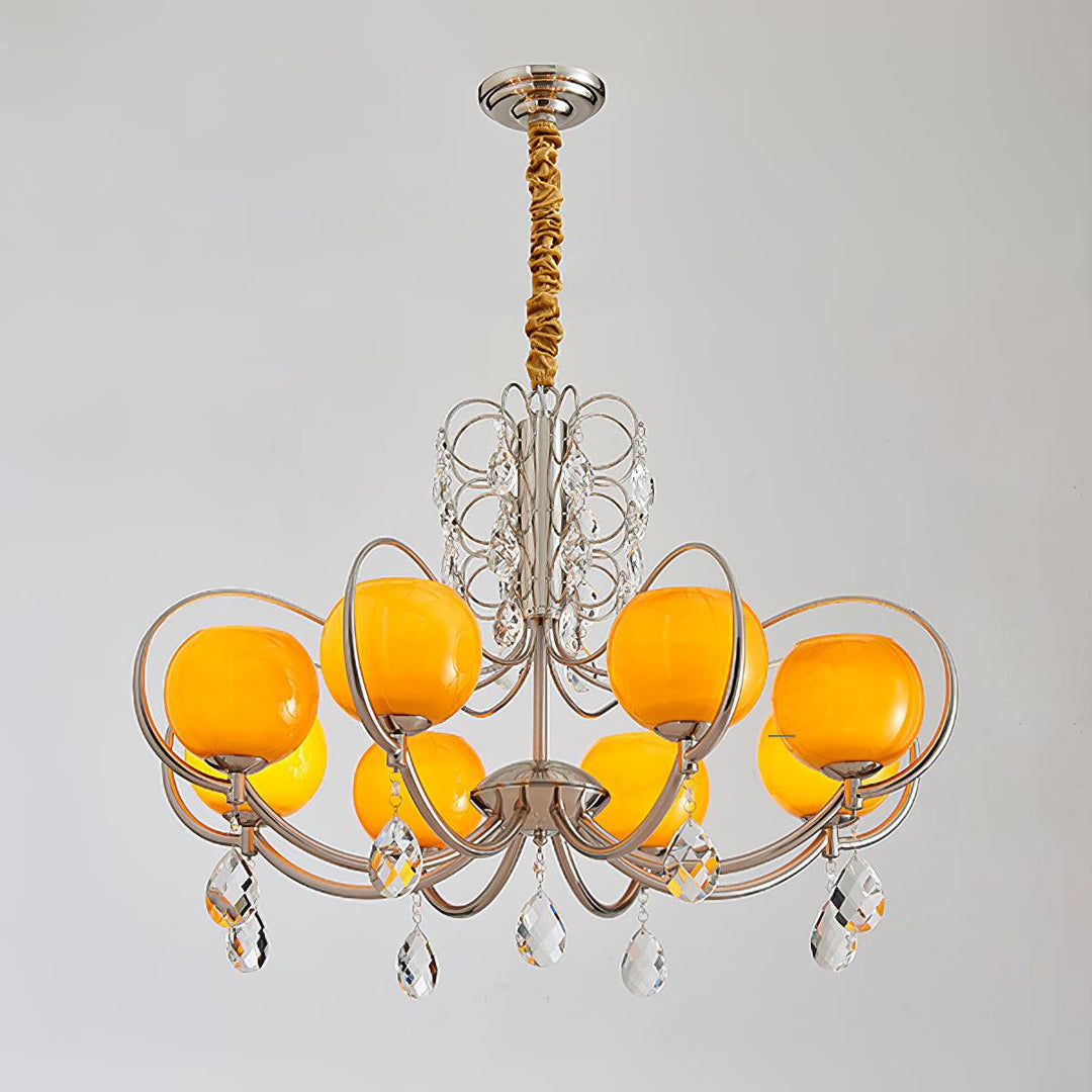 Boris Orange Chandelier 19