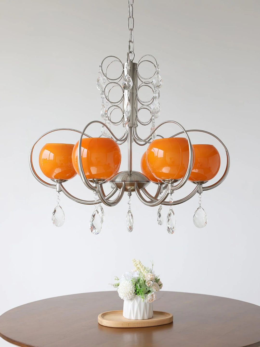 Boris Orange Chandelier 6