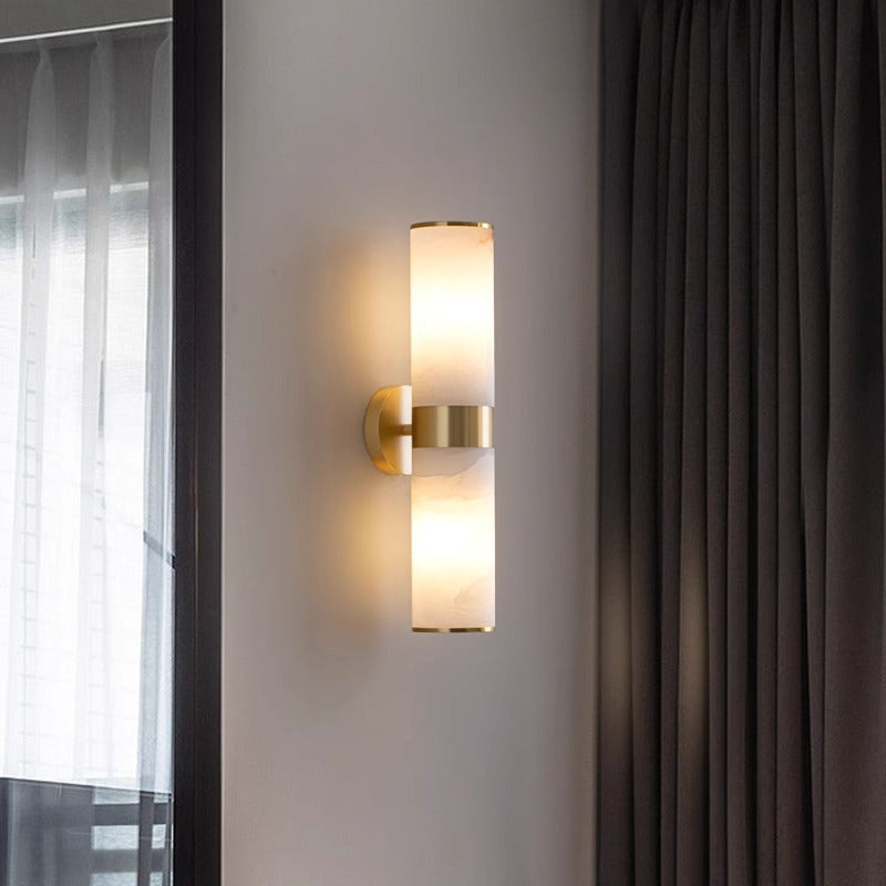 Brass Marble Wall Lamp 7