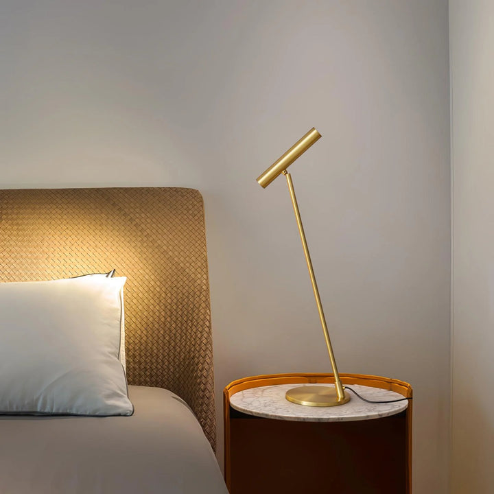 Brass Pole Table Lamp-15