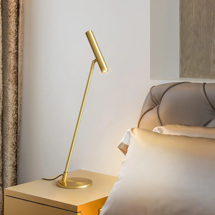 Brass Pole Table Lamp-21