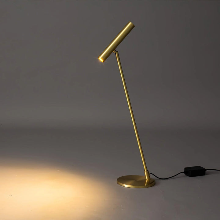 Brass Pole Table Lamp-7