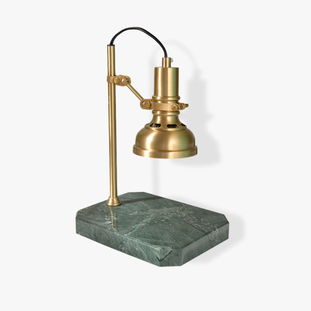 Brass Wax Lamp Marble Table Lamp 12