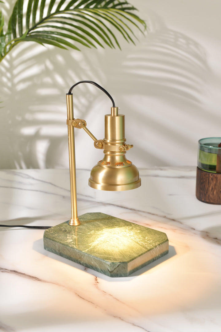 Brass Wax Lamp Marble Table Lamp 4