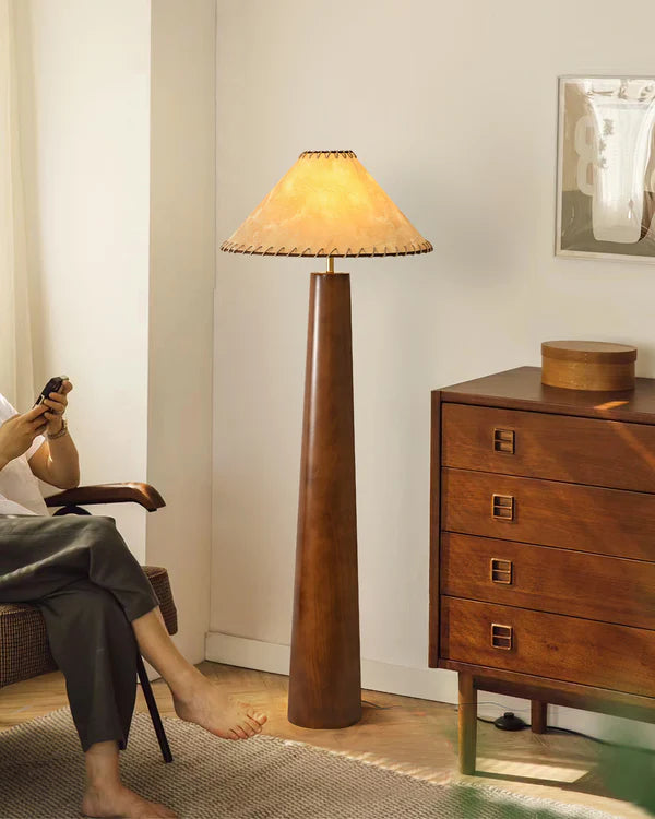 Buddhist Mood Wood Floor Lamp 2