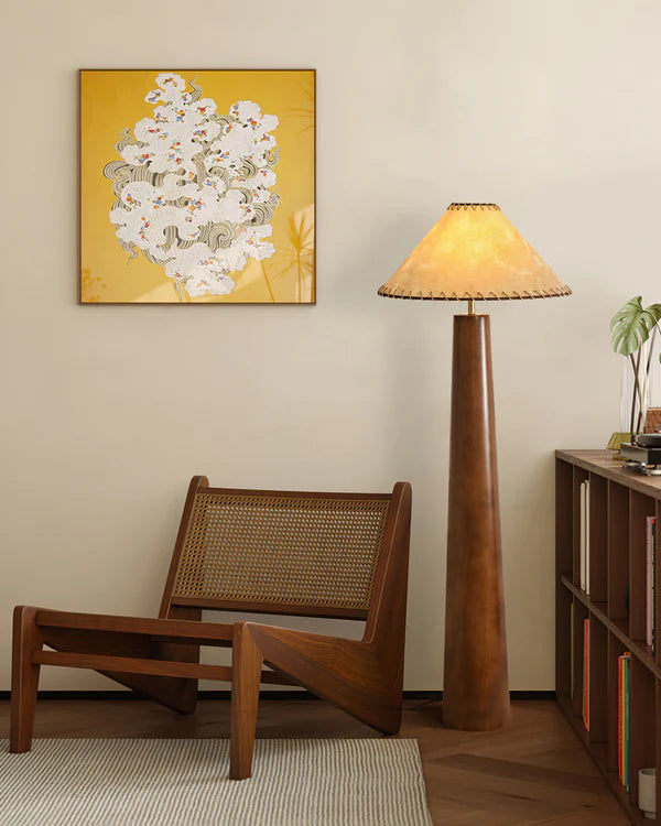 Buddhist Mood Wood Floor Lamp 3