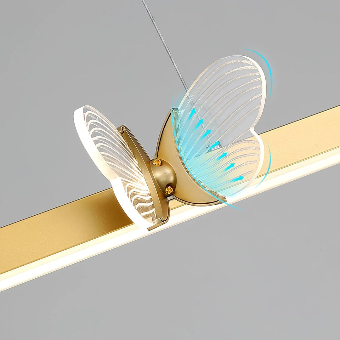 Butterfly Linear Chandelier 8