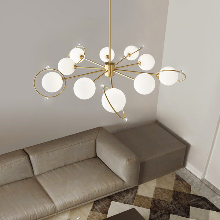 Celestial Orbit Glass Chandelier 9