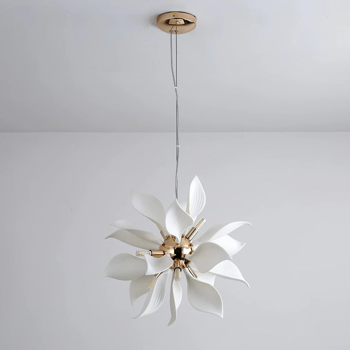 Ceramic Petals Blooming Chandelier 12