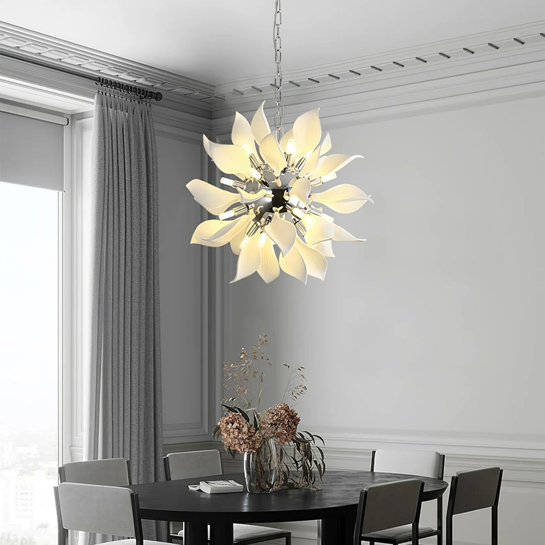 Ceramic Petals Blooming Chandelier 5